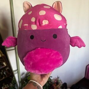 Squishmallows Cosimo mushroom bat 12”